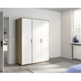 Rauch Wäscheschrank VOYAGER 140 x 194 x 53 cm Braun/Grau