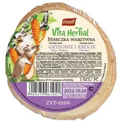 VITAPOL Vita Kräuter-Gemüseschale für Nager und Kaninchen