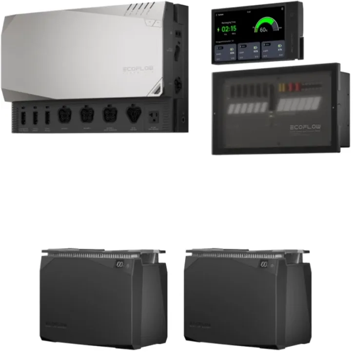 EcoFlow Independence Kit mit Power Hub, Distribution Panel, Monitor, Kabelpaket und Akku im Set 10 kWh