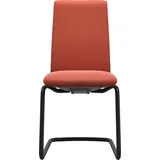 Stressless® Polsterstuhl Laurel, Low Back, Größe M, mit Beinen aus Stahl in Schwarz matt rot