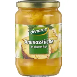 dennree Ananasstücke im eigenen Saft bio 685g