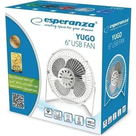 Esperanza YUGO 14 cm Tischventilator Weiß
