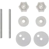 vidaXL Toilettensitz MDF Absenkautomatik Schwarz