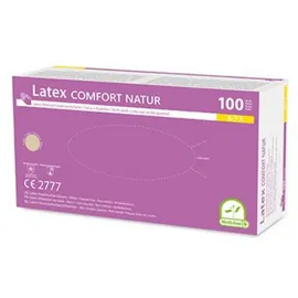 Medi-Inn Latex Comfort Natur Einmalhandschuhe puderfrei L