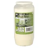 Papstar Öl-Licht T6, 100 % Pflanzenfett Ø 7 cm, 14 cm weiß transparente Hülle, 20 Stück