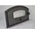 OEM SEZAM - 48 x 27 cm - Pizzaofentür Ofentür aus Gusseisen für Pizzaofen, Backofen, Kamintür mit Glas, Backofentür Holzofentür Kachelofentür - Grau