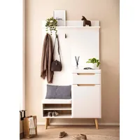 Home Affaire »Torge, Garderobe mit Stauraum, Garderobenschrank im Scandic