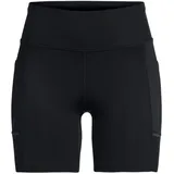 Under Armour Launch 6" Laufshorts Damen 001 - black/black/reflective L