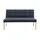 Sofa.de Polsterbank Dakota Blau 150 x 89 x 64 cm