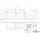 Villeroy & Boch Collaro Waschtischunterschrank C030B0VL 160x54,8x50cm, Waschtisch rechts, LED-Beleuchtung 12W, Volcano black