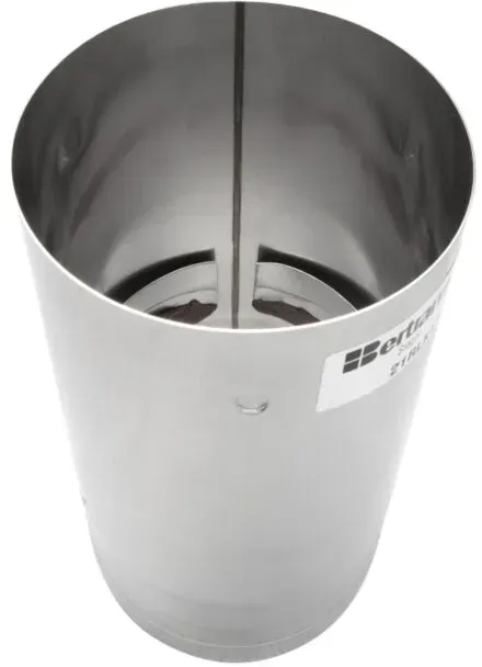 Bertrams Ewr Rohrelement 21RLK180 180 x 0,6 mm, 250 mm, mit Kondensatablaufrinne
