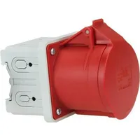 PCE Anbaudose 16A 5p 6h Ve (81315-6) - Rot