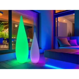 meine wunschleuchte 2er Set Akku Stehlampen ohne Kabel Bodenlampen für Innen & Außen in 2 Größen