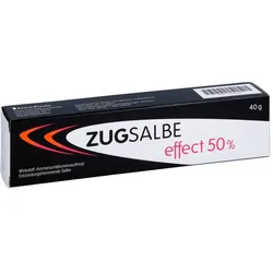 Zugsalbe effect 50%