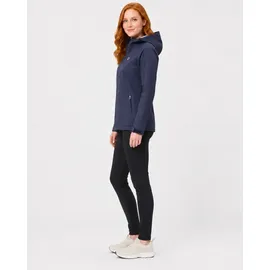 Lpo Outdoorjacke "Franja Outdoorjacke", Damen, Gr. 46 (L), blau (graystone), Web, 100% Polyester, regular fit hüftbedeckend, verstellbar, Jacken Outdoorjacke