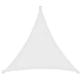 casa pura Atmungsaktives Sonnensegel Weiß 5 x 5 x 5 m