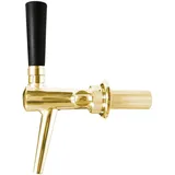 Micro Matic C-TAP Kompensatorhahn Schankhahn aus Edelstahl Goldoptik 35mm 10mm