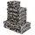 OTTO home Anna Leopardmuster Handtuchset 8-tlg. grau