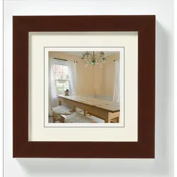 walther + design Peppers Holz Bilderrahmen 10x10 cm NUSSBAUM