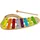 Eichhorn Kinder-Xylophon Bunte Tonleiter 30 x 15 cm 3 teilig Braun/Mehrfarbig 100003482