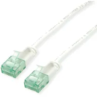 Roline RM UTP DataCenter Patchkabel Kat.6A (Class EA), slim, weiß, 0,5 m