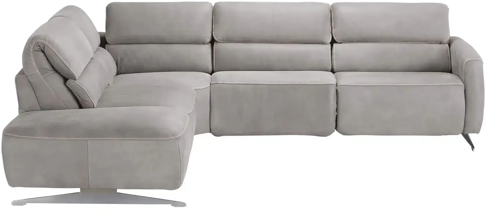 Musterring Ecksofa  MR260 ¦ grau ¦ Maße (cm): B: 281 H: 82 T: 248.0