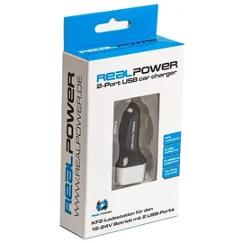 Realpower Ultron RealPower 2-Port USB Car Charger (176635)