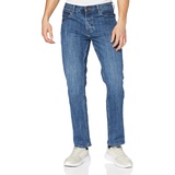 WRANGLER Herren Authentic Straight Jeans, Mid Stone, W42/L34 (Herstellergröße: 34/42)