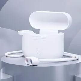 OEM Apple Airpods Pro 3, 3mk Silikon-airpods-hülle, Weiß