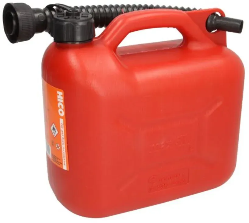 Bidon en plastique avec entonnoir BORG-HICO 5 Liter