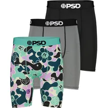 PSD Underwear Hidden Dayzees Boxershorts mehrfarbig M 3er Pack