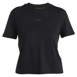 Icebreaker Merino 150 Tech Lite Iii Crop Tee Black XS
