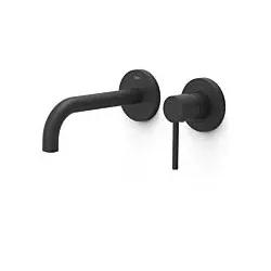 Tres Armaturen 26230021NM 177mm Auslauf, schwarz matt