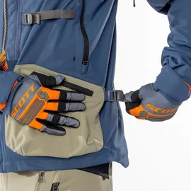 Scott Superlight Motorrad Textiljacke, schwarz, Short M - Schwarz