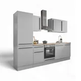 BASIC by Balculina Winkelküche L-Form 280 cm grau