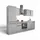 BASIC by Balculina Winkelküche L-Form 280 cm grau