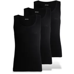 BOSS für Herren. 50542132 3er-Pack schwarze Classic-T-Shirts (XXL), Heimtextilien, Baumwolle, Ärmellos / Hosenträger