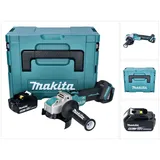 Makita DGA 521 T1X1J Akku Winkelschleifer 18 V 125 mm X-LOCK Brushless + 1x Akku 5,0 Ah + Makpac - ohne Ladegerät