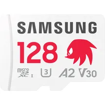 Samsung PRO Plus MB-MD128SA - Sonic the Hedgehog Flash-Speicherkarte MicroSDXC UHS-I U3 V30 A2 180MB/s SD-Adapter