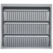 SOTech ORGA-BOX-3 Gewürzgläsereinsatz Tiefe: 473 mm Höhe 50,5 mm silbergrau Schubladeneinsätze Breite: 491 mm