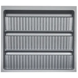 SOTech ORGA-BOX-3 Gewürzgläsereinsatz Tiefe: 473 mm Höhe 50,5 mm silbergrau Schubladeneinsätze Breite: 491 mm