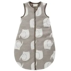 JACKY Schlafsack 120g BABY ON TOUR ringel/mokka, 56