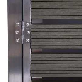 Proregal Mülltonnenverkleidung 120 x 264 x 85 cm anthrazit