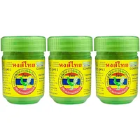 Hong Thai Inhaliermittel, Hongthai Brand Inhalant, Grüne Flasche - 3 x 40 g