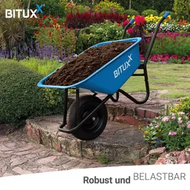 BITUXX Schubkarre 100 l 250 kg