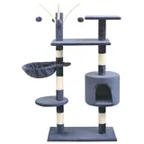 vidaXL Katzen-Kratzbaum 125 cm dunkelblau
