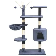vidaXL Katzen-Kratzbaum 125 cm dunkelblau