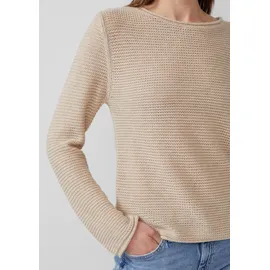 s.Oliver Leichter Strickpullover Beige 46