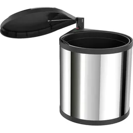 HAILO Einbaumülleimer 12 l Schwarz