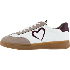 Marco Tozzi by Guido Maria Kretschmer Sneaker flach mit weichem Innenfutter Bequem, Mehrfarbig (Tan Comb), 40 EU